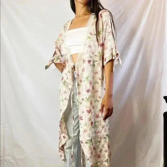 Top shop floral kimono cardigan - Picture 2 of 9